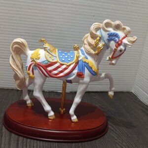 Lenox 1991 Pride Of America  Carousel Horse Figurine